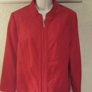 Allison Daley Faux Suede Jacket